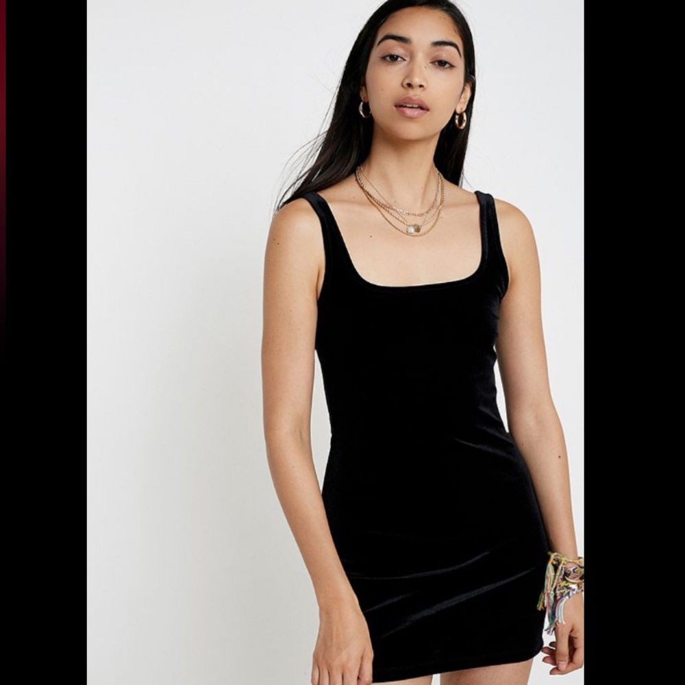Urban Outfitters Hailey Velvet mini dress